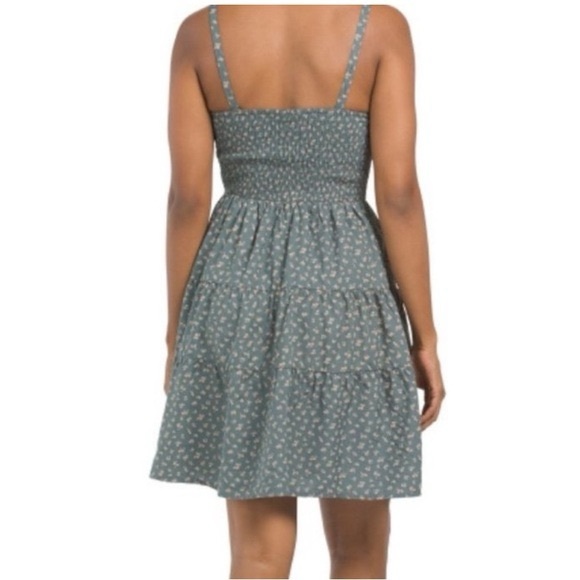 New - Madewell Tucker Tie Strap Mini Dress - Picture 3 of 10